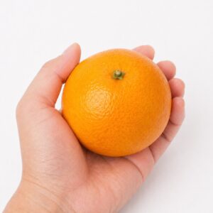 Harumi Japanese citrus in hand