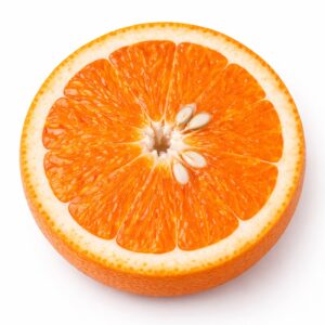 Iyokan Japanese citrus cross section