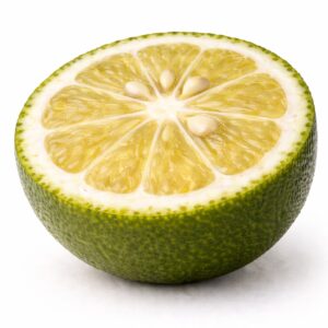 Kabosu Japanese citrus half cut