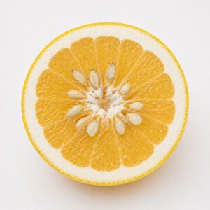 Natsumikan Japanese citrus cross section