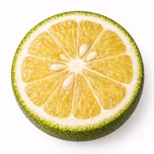 Sudachi Japanese citrus cross section