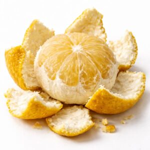 Yuzu Japanese citrus peeled fruit