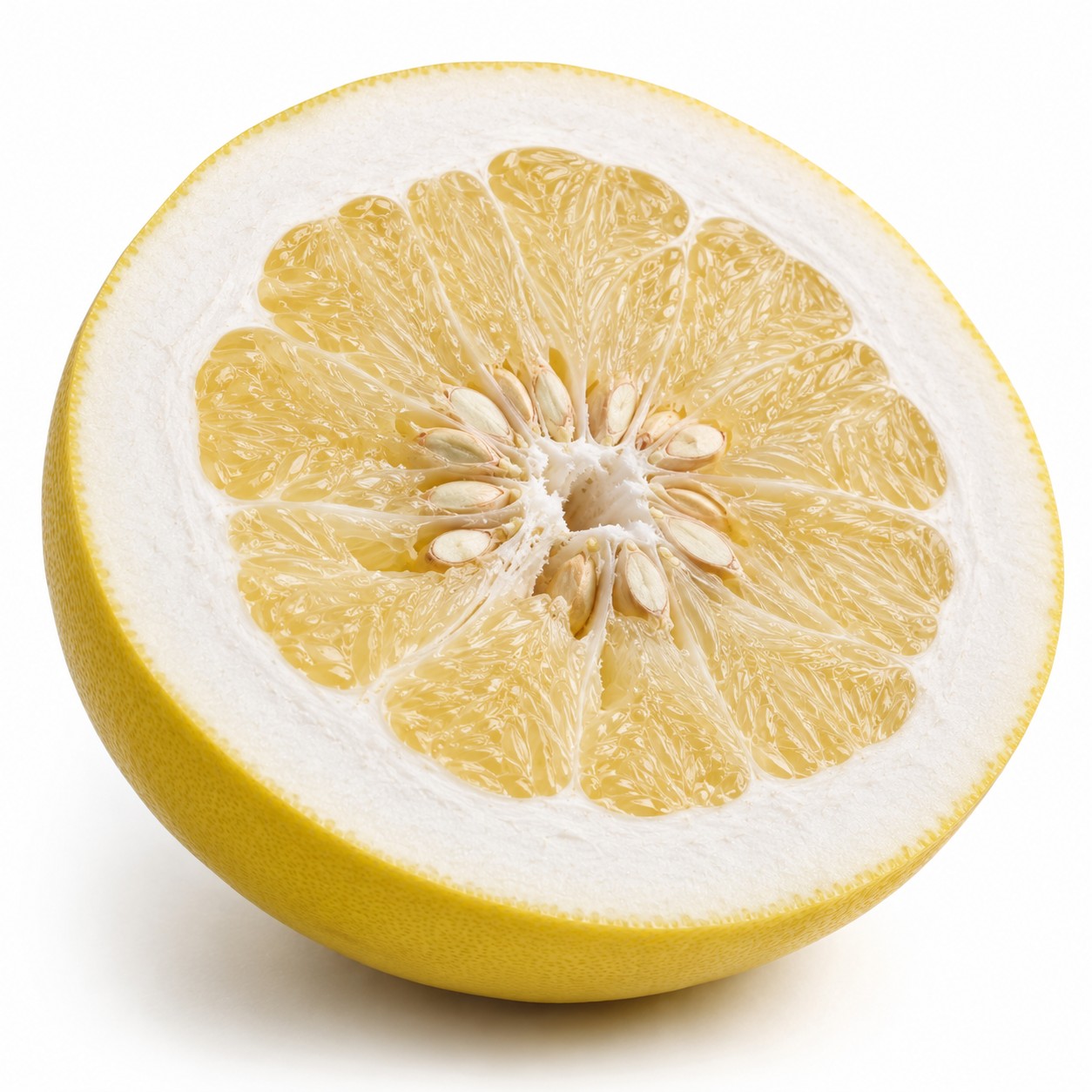 Buntan Japanese citrus half cut