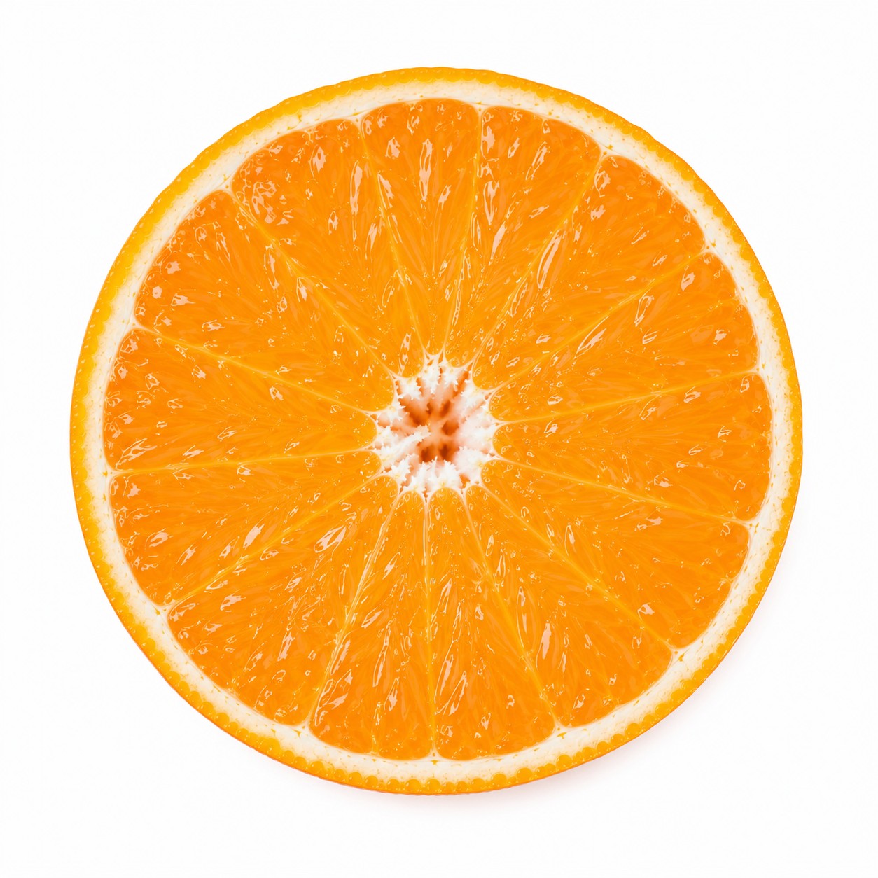 Harehime Japanese citrus cross section