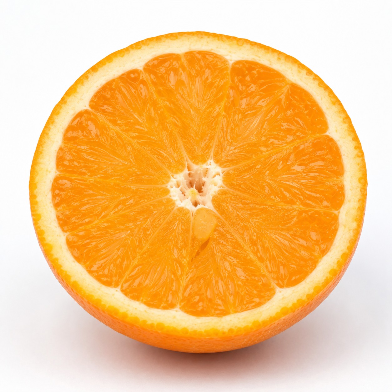 Navel Orange Japanese citrus half cut