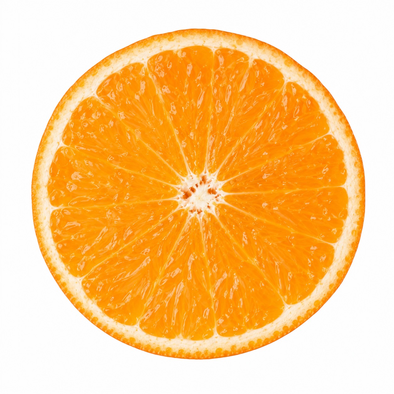 Ponkan Japanese citrus cross section