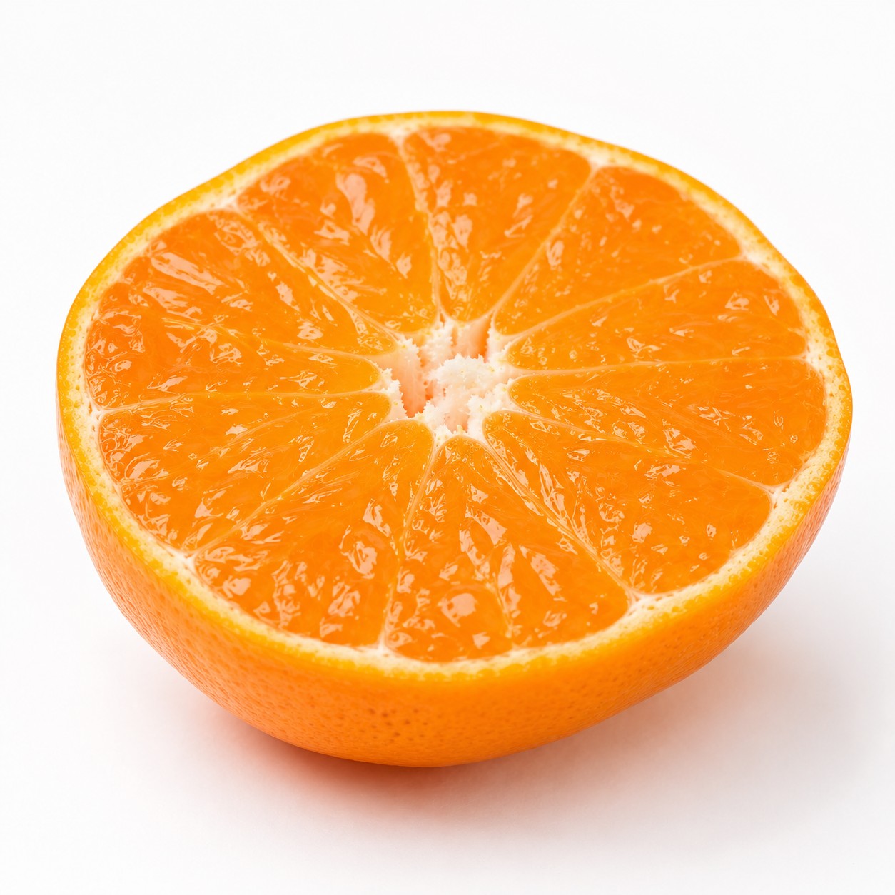 Unshu Mikan Japanese citrus half cut